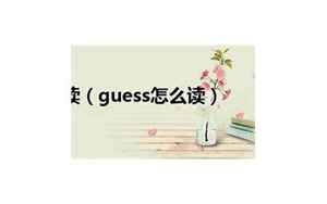 guess怎么读