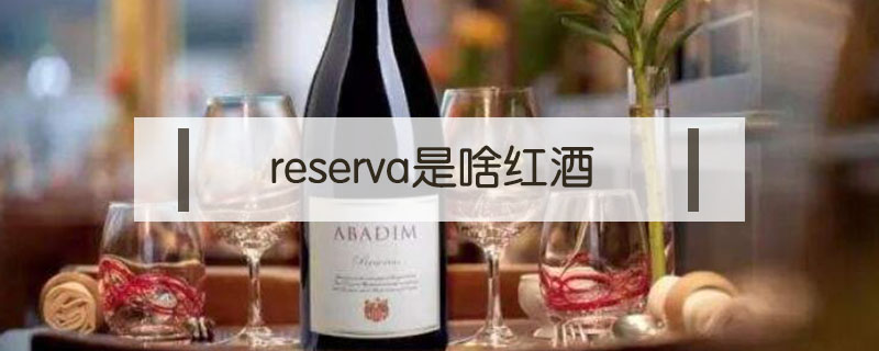 reserva(reserva是啥红酒)