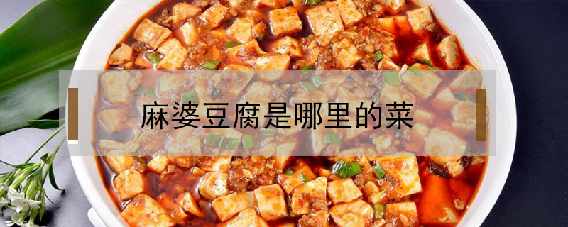 麻婆豆腐是哪里的(麻婆豆腐是哪里的特色菜)