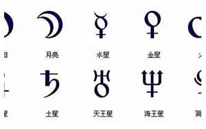 木星符号(如何让你1分钟快速记住星盘上的行星符号)