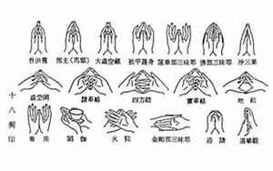 结手印(佛教徒在仪式上的手印姿势)