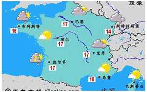 法国天气(法国秋季气温)