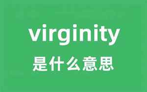 virginity(virginity是什么意思)