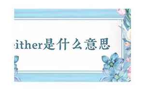 either怎么读(either是什么意思)