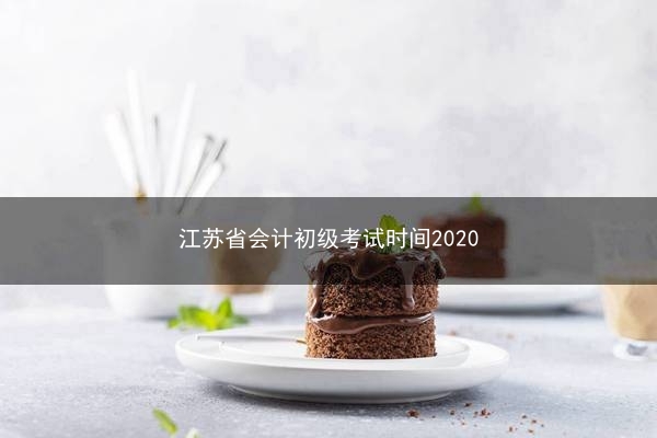 江苏省会计初级考试时间2020(江苏省会计初级考试时间2020下半年)